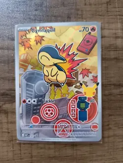 Pokemon TCG Cyndaquil 047 Black Star Promo - First Partner Illustration S2 NM - Image 1