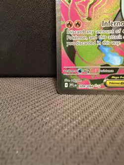 Pokemon TCG Mega Charizard X ex 109/094 Me02: Phantasmal Flames NM Holo - Image 4