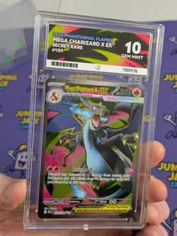 Pokemon TCG Phantasmal Flames Mega Charizard X Ex 109/094 Ace 10 - Perfect Subs - Image 1
