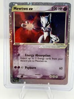 2003 POKEMON EX RUBY & SAPPHIRE 101/109 MEWTWO EX-HOLO (MP+) - Image 1