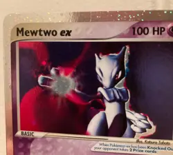 2003 POKEMON EX RUBY & SAPPHIRE card #101/109 MEWTWO EX-HOLO - Image 5