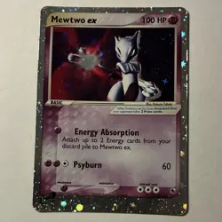 Nintendo Pokemon TCG Mewtwo ex 101/109 EX Ruby & Sapphire Holo English 2003 - Image 1