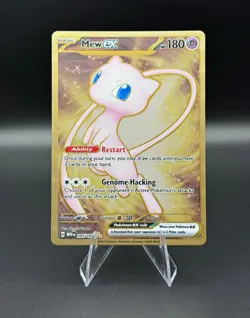 Pokemon Mew ex 205/165 SV Scarlet & Violet 151 Hyper Rare Holo Full Art Metal - Image 1