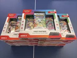 Pokemon TCG First Partner Illustration Collection Series 2 New Sealed Lot of 17 - Image 1