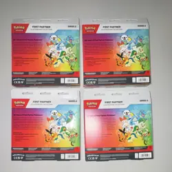 Pokemon TCG First Partner Illustration Collection Series 2 Lot of 4 Sealed - Image 1