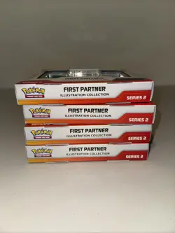 Pokemon TCG First Partner Illustration Collection Series 2 Lot of 4 Sealed - Image 4