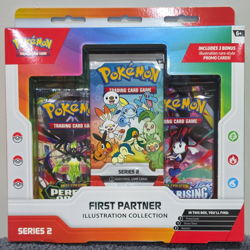 Pokemon TCG First Partner Illustration Collection Series 2 2 Packs + 3 Promos - Image 1