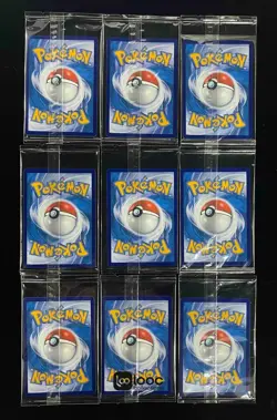 Pokemon TCG Chinese Series 3 30th First Partners PROMO 30th-P NM Sealed 9-piece - Image 2