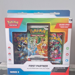 Pokemon TCG First Partner Illustration Collection Series 3 Box 3 Promo Cards - Image 1