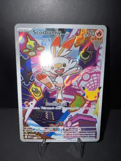 Pokemon Scorbunny Promo 053 MEP First Partners 30th Anniversary Full Art Card - Image 2