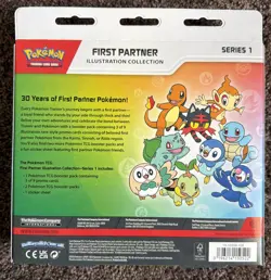 Pokemon TCG First Partner Illustration Collection Series 1 Box 30th Anniversary - Image 3