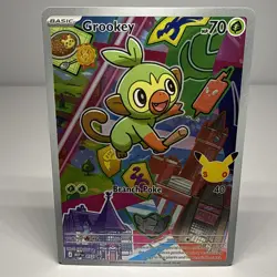 Grookey Pokemon First Partner Illustration Series 2 052 Promo 30th Anniversary 2 - Image 1