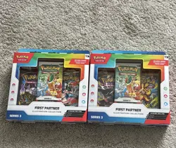Pokemon TCG First Partner Pack Illustration Collection Series 3 2 Boxes 25 Cards - Image 1