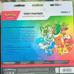 Pokemon TCG First Partner Illustration Collection Series 3 Box Promo English 6+ - Image 2