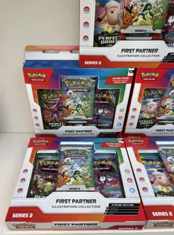 Lot of 5 Pokemon TCG First Partner Illustration Collection Box Series 2 Sealed - Image 2