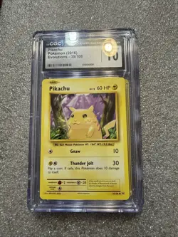 Pokemon Pikachu 2016 XY Evolutions Card 35/108 Regular, Cgc Graded Mint Gem - Image 5