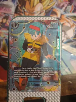 Bulma FS12-14 Full Art Foil Battle Bandai Dragon Ball Super Card Game - Image 1