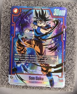 Bandai Dragon Ball Super Card Game Son Goku FB01-139 SCR Alt Art - Image 1
