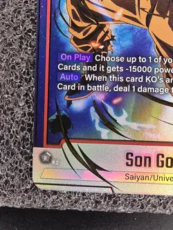 Bandai Dragon Ball Super Card Game Son Goku FB01-139 SCR Alt Art - Image 4
