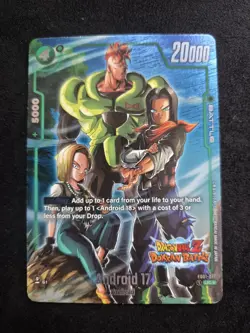 Android 17 FB01-077 Dragon Ball Super Card Game Alt Art Foil UC - Image 1