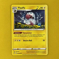 Flaaffy 055/203 Stage 1 Evolving Skies 2021 Pokemon Card NM - Image 1