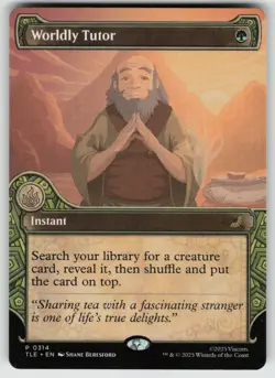 MTG Worldly Tutor (Showcase) Avatar: The Last Airbender: Eternal-Legal #314 NM - Image 1