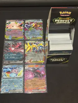 Pokemon Perfect Order Bulk Bundle 200+ Cards Inc EX Holo Rares and Reverse - Image 1