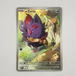 N's Zorua Svp189 ETB Promo card Pokemon TCG Journey Together NM - Image 1