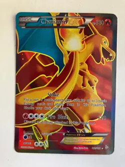 Charizard EX 100/106 Full Art Ultra Rare Holo XY Flashfire Pokemon Card NM - Image 1