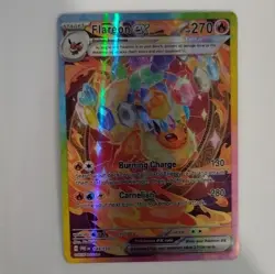 Pokemon TCG Flareon ex 146/131 Prismatic Evolutions Full Art Holo Ultra Rare - Image 1