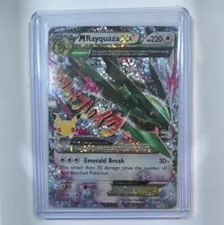 Pokemon TCG M Rayquaza EX 76/108 Roaring Skies Ultra Rare Full Art Holo 220 - Image 1