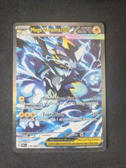 Pokemon TCG Mega Zeraora EX 114/084 Full Art Holo Ultra Rare - Image 1