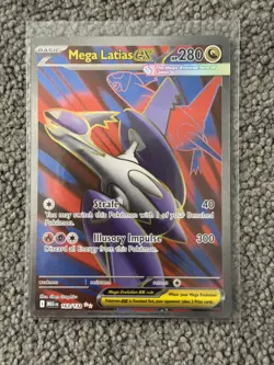 Mega Latias ex 163/132 Mega Evolution Full Art Ultra Rare Holo Pokemon TCG M/NM - Image 1