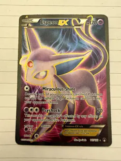 Pokemon TCG Espeon EX 117/122 Breakpoint Full Art Holo Ultra Rare English 2016 - Image 1