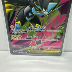 Pokemon TCG Mega Zeraora EX Ultra Rare Full Art Holo Pitch Black 098/084 - Image 3