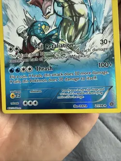 Pokemon Gyarados Holo Rare Card 2015 TCG Ancient Origins 21/98 - Image 2