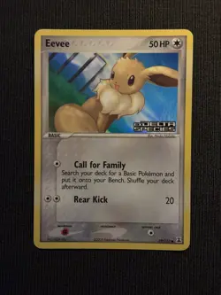 Eevee 69/113 EX Delta Species Holo Stamped Pokemon TCG LP - Image 1
