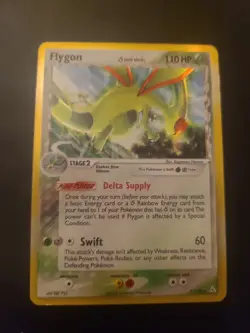 Pokemon TCG Flygon Delta Species Holo Card 7/110 EX Holon Phantom - Image 1