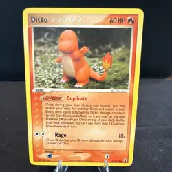 Pokemon TCG Ditto (Charmander) 37/113 EX Delta Species Regular Eng Uncommon 60HP - Image 1