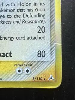 Pokemon Gyarados 8/110 EX Holon Phantoms Holo Rare Delta Species (MP) - Image 5