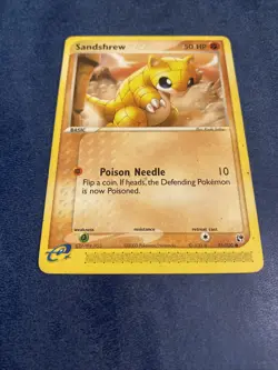 Sandshrew 75/100 EX Sandstorm Pokemon TCG E Series LP 2003 - Image 2