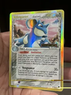 Pokemon TCG Nidoqueen 7/101 Delta Species Dragon Frontiers 2006 Reverse Holo MP - Image 4