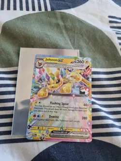 Pokemon TCG Play Jolteon EX Prize Pack Series 7 Stamped Card 030/131 - Image 1