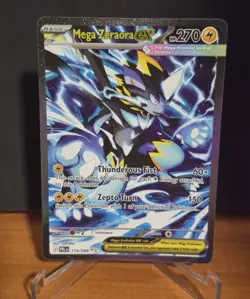 The Pokemon Company Mega Zeraora EX 114/084 PLB Ultra Rare Holo Full Art EX EN - Image 2