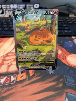 Pokemon SWSH: Sword & Shield Promo Cards Charizard V SWSH260 UPC - Image 1