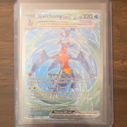 Pokemon TCG Garchomp ex 245/182 SV04 Paradox Rift SIR Full Art Holo EN - Image 1