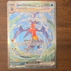 Pokemon TCG Garchomp ex 245/182 SV04 Paradox Rift SIR Full Art Holo EN - Image 2