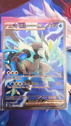 Black Kyurem ex 218/191 Sv08: Surging Sparks Pokemon TCG - English Holo Full Art - Image 1