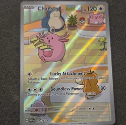 Pokemon TCG Chansey 187/167 Sv06 Twilight Masquerade IR Full Art Holo Eng 2024 - Image 1