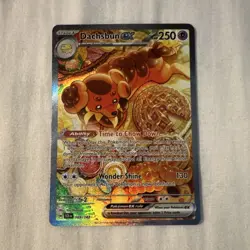 Pokemon TCG Dachsbun ex SIR Sv07: Stellar Crown Holo Full Art HP 250 169/142 - Image 1